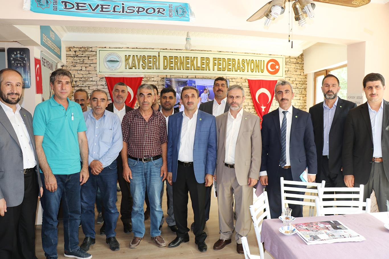 HÜDA PAR Ankara milletvekili adaylarından esnaf ziyareti HÜDA PAR Ankara milletvekili adaylarından esnaf ziyareti